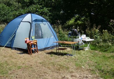 Water Meadow Family Camping Pitch in the Woods by the River