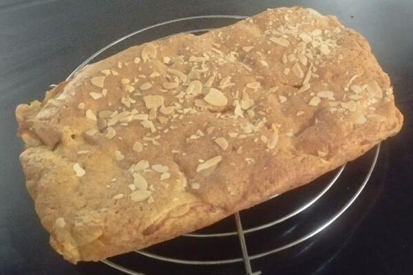 Devon Apple Cake cooling on rack